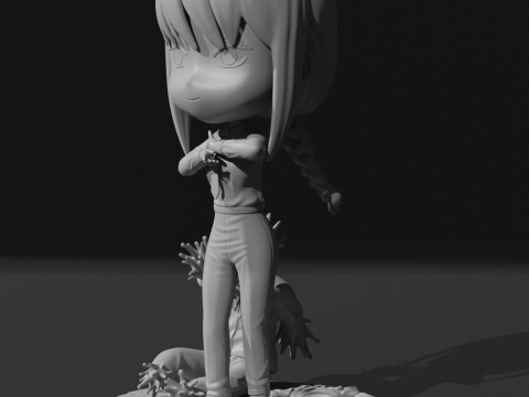 Makima Chibi 3D Print Model