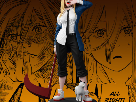 Power Figurine 3D Print Model