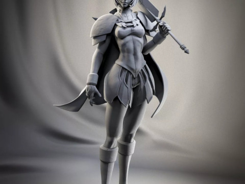 Clare - Claymore 3D Print Model