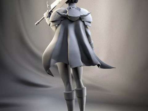 Clare - Claymore 3D Print Model