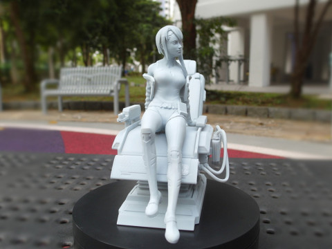 Lucy Cyberpunk Edgerunners 3D Принт Модель
