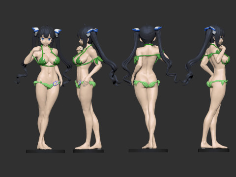 Danmachi - Hestia 3Dプリントモデル