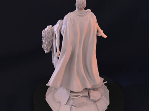 Superman Crisis Model Cetak 3D
