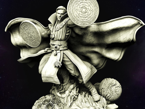 Dr Strange Statue 3D Print Model