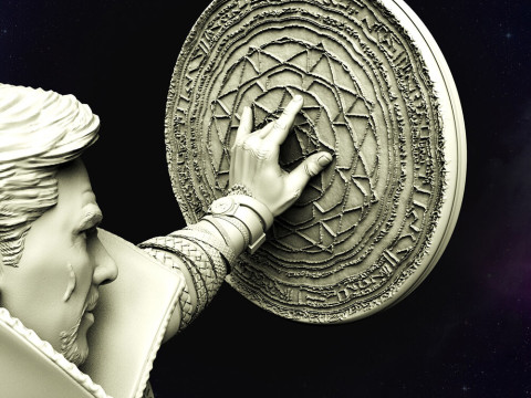 Dr Strange Statue Modello di stampa 3D