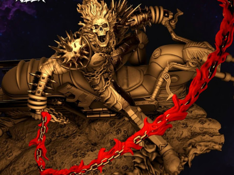 Ghost Rider 3D 프린트 모델