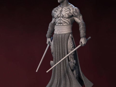 Darth Maul - Star Wars 3D Baskı Modeli