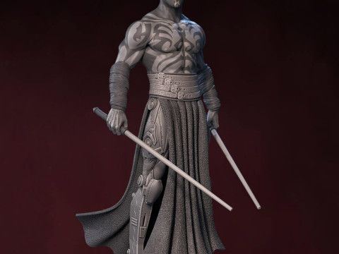 Darth Maul - Star Wars 3D Baskı Modeli