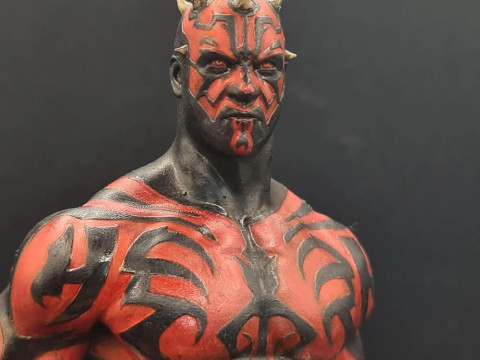 Darth Maul - Star Wars 3D Baskı Modeli