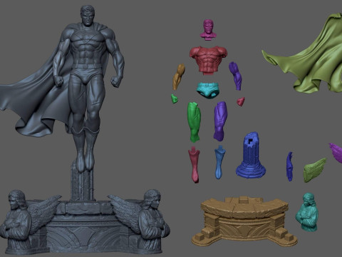 Superman Modelo de impresión 3D