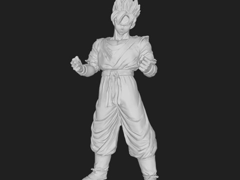 Son Gohan 3D Baskı Modeli