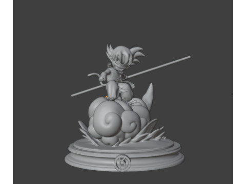 Goku Kid Figurine 3D Druckmodell