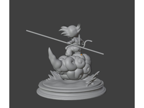 Goku Kid Figurine 3D Druckmodell