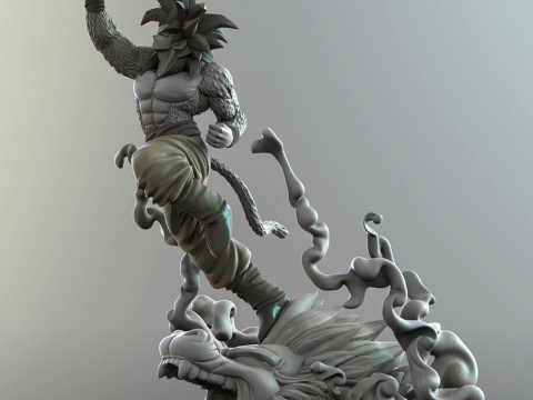 Goku Super Saiyan 4 3D Print Model