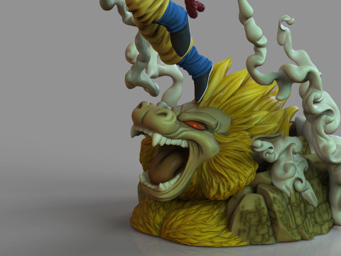 Goku Super Saiyan 4 3D Print Model