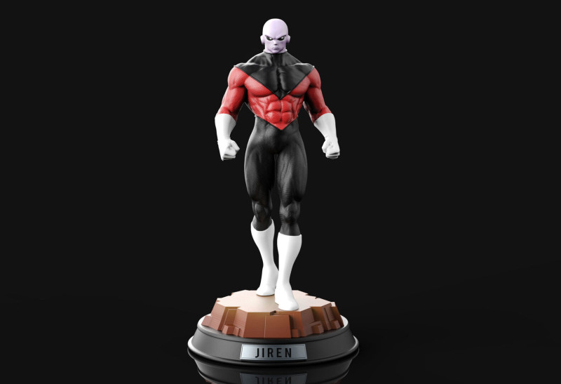 Jiren the Gray 3D Print Model .c4d .max .obj .3ds .fbx .stl .blend 