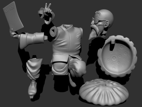 마스터 로시 3D 프린트 모델