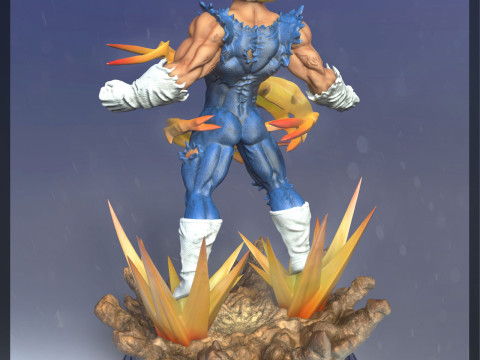Majin Vegeta 3D printmodel