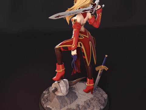 Mordred Pendragon Fate Apocrypha Model do druku 3D