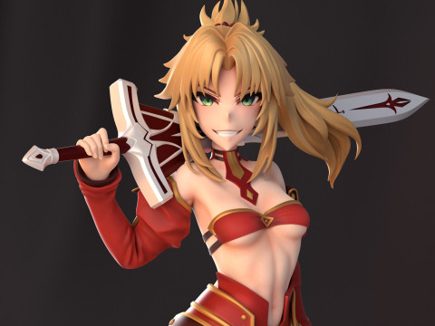 Mordred Pendragon Fate Apocrypha Model do druku 3D