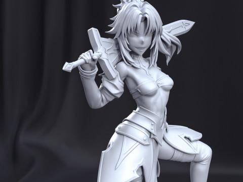 Mordred Pendragon Fate Apocrypha Model do druku 3D