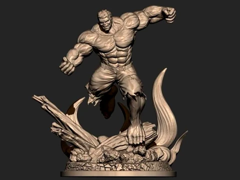 Hulk enojado Modelo de impresión 3D