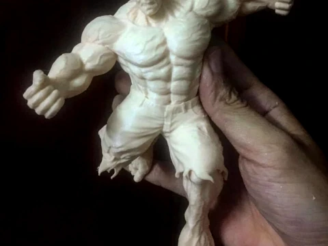 Angry Hulk 3D Print Model