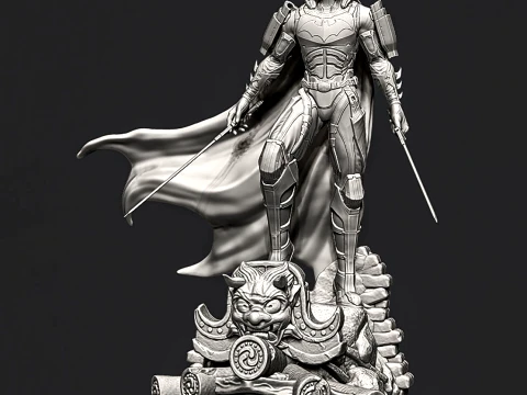 Batman Samurai Modello di stampa 3D