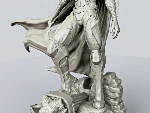 Batman Samurai 3D Print Model