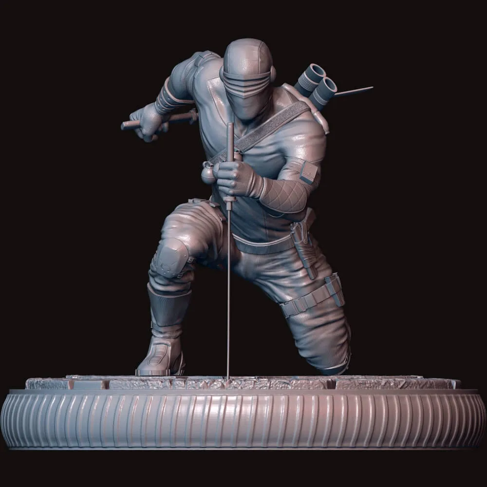 Snake Eyes 3D Print Model .c4d .max .obj .3ds .fbx .stl .blend 