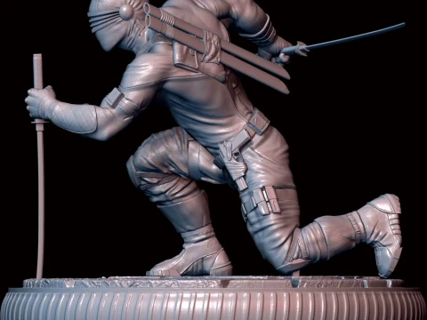 Snake Eyes 3D Print Model