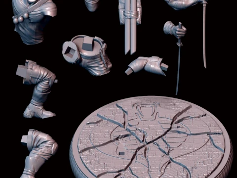 Snake Eyes 3D Print Model