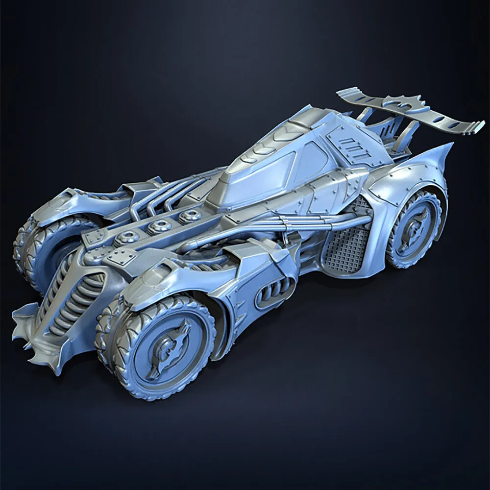 BatMobile 3D Print Model .c4d .max .obj .3ds .fbx .stl .blend