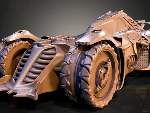 BatMobile 3D Print Model