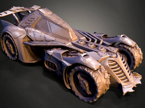 BatMobile 3D Print Model