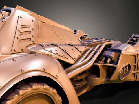 BatMobile 3D Print Model