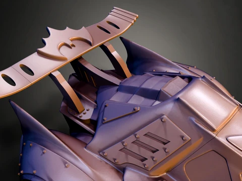 BatMobile 3D Print Model