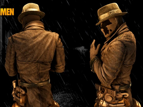 Busto de Rorschach Modelo de Impressão 3D