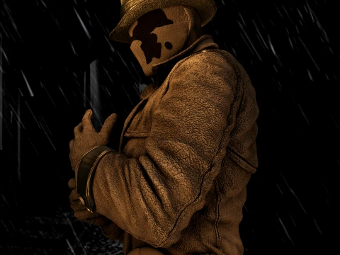 Busto de Rorschach Modelo de Impressão 3D