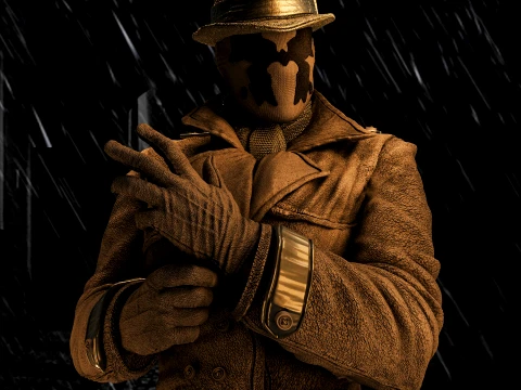 Busto de Rorschach Modelo de Impressão 3D