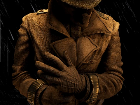 Busto de Rorschach Modelo de Impressão 3D