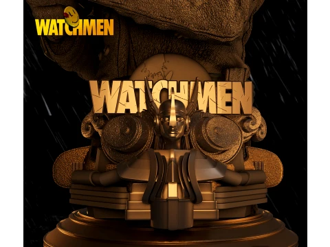 Busto de Rorschach Modelo de Impressão 3D