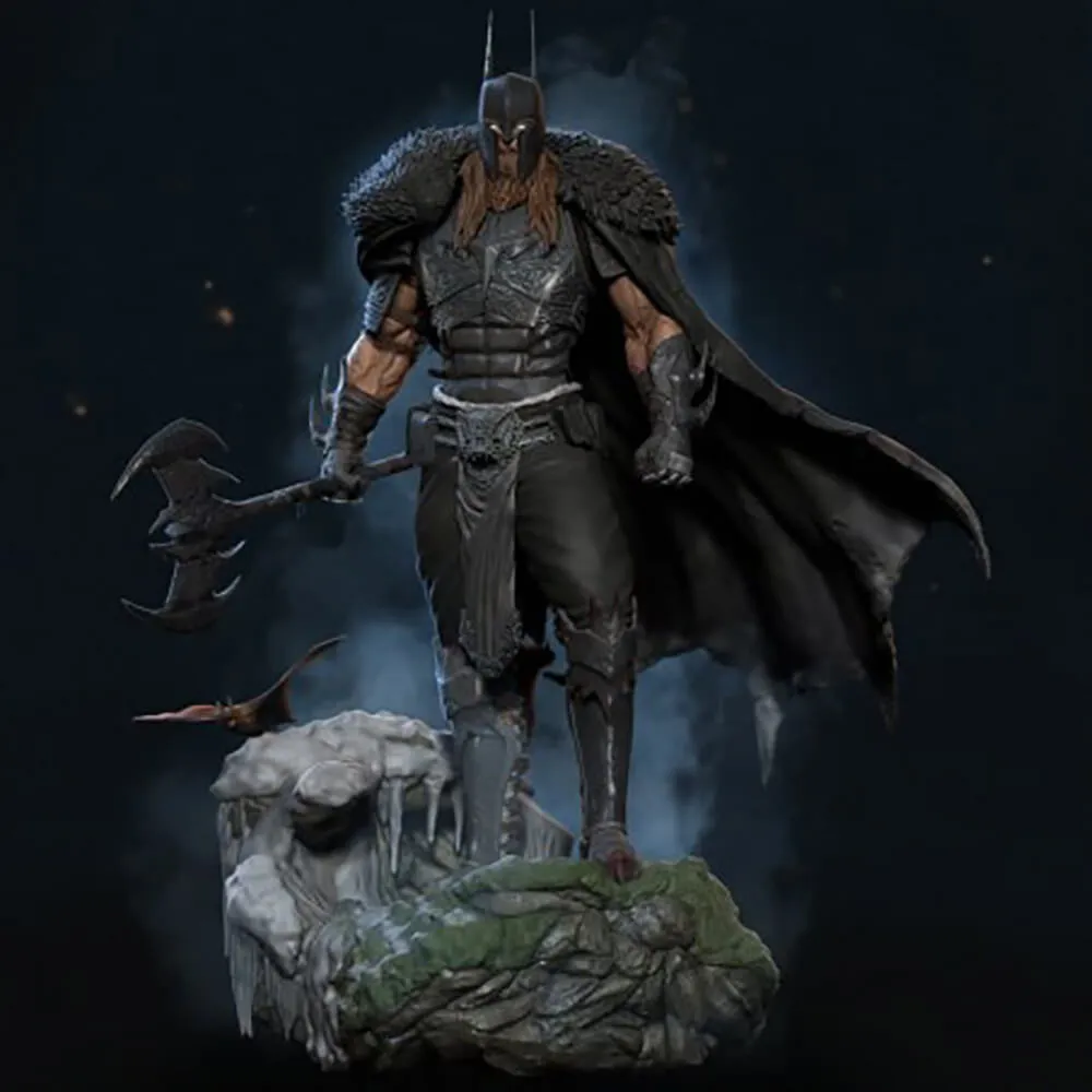 Batman Viking 3D Print Model .c4d .max .obj .3ds .fbx .stl .blend 