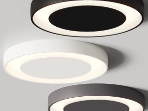 Modular Lighting Instruments Flat Moon Eclips Deckenleuchten 3D Modell