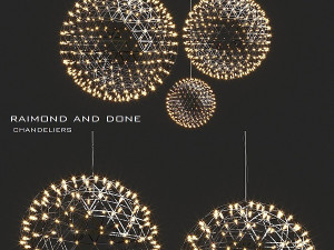 Moooi raimond and done 3D मॉडल