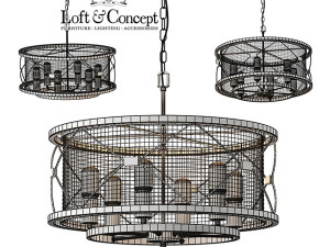 Mosquitoes Caster Chandelier Chandelier 3D-Modell