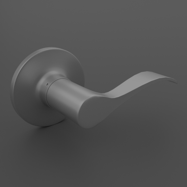 A Simple Classic Door Handle Lever 3Dモデル .c4d .max .obj .3ds .fbx .stl .blend 