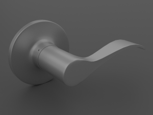 A Simple Classic Door Handle Lever Modelo 3D