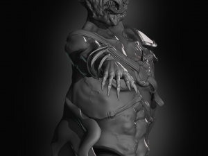 Demon Leader 3D Print Model