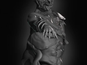 D&auml;monenf&uuml;hrer 3D Druckmodell